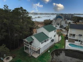 Private Murrells Inlet Marshfront 4 BR 4 BA Waterfront Home